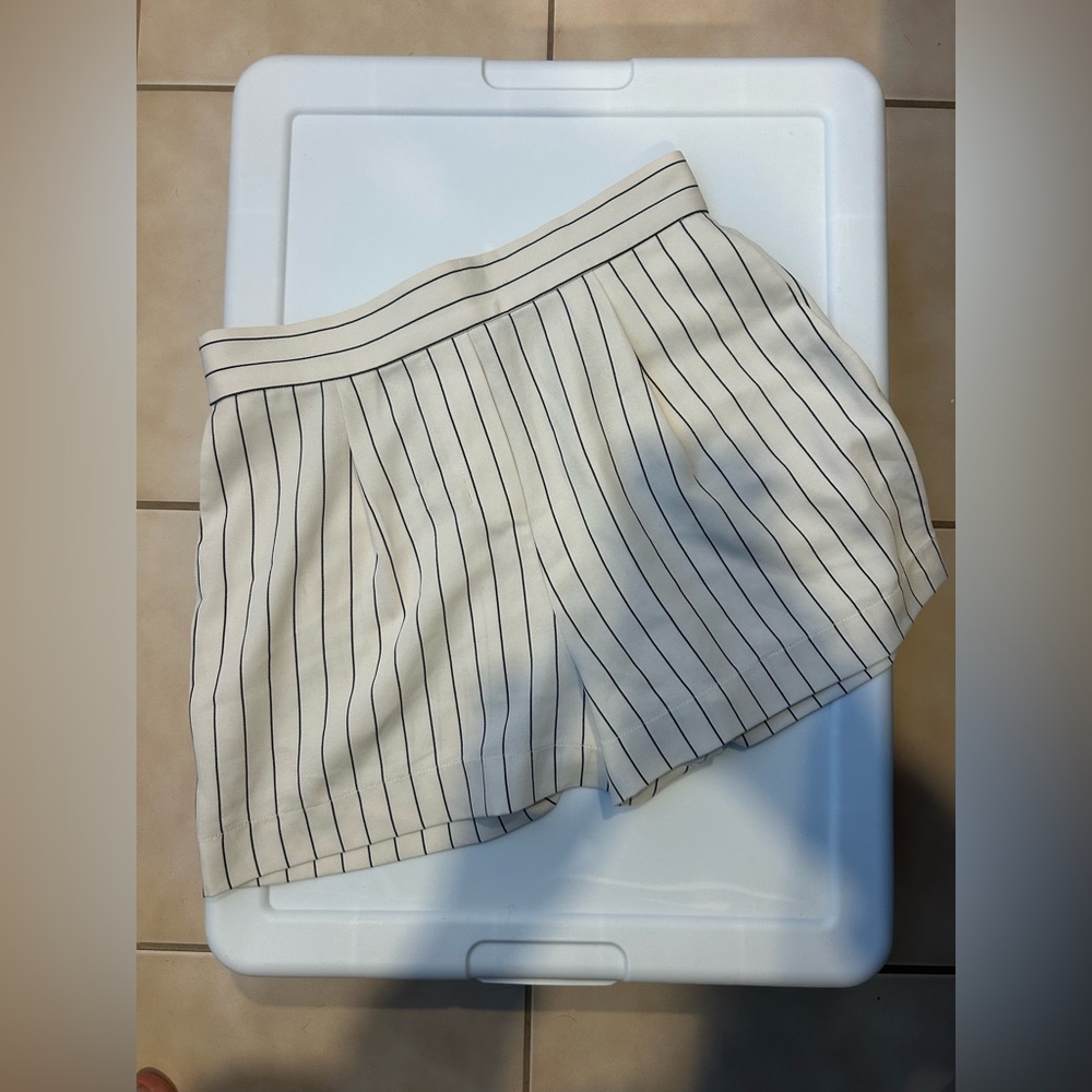 EUC Babaton Alvin Pinstripe Shorts